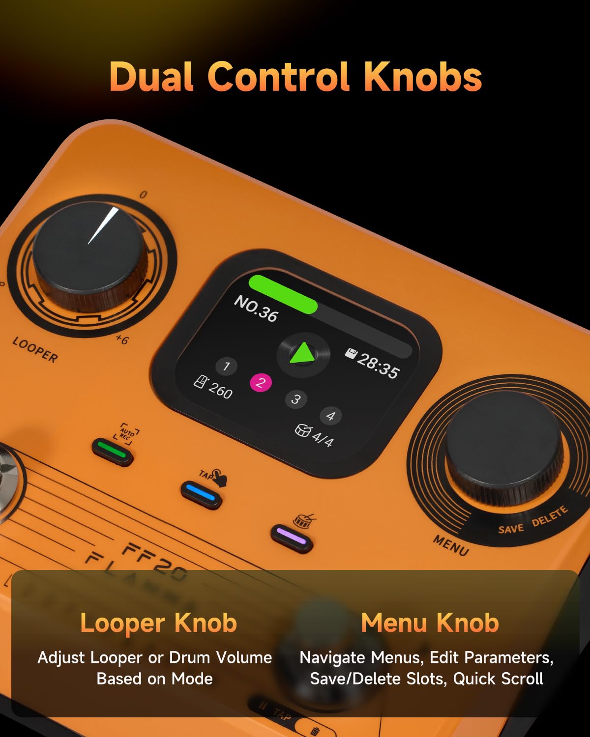 Amazon.co.jp: FLAMMA FF20 ルーパーペダルドラムマシン ドラム